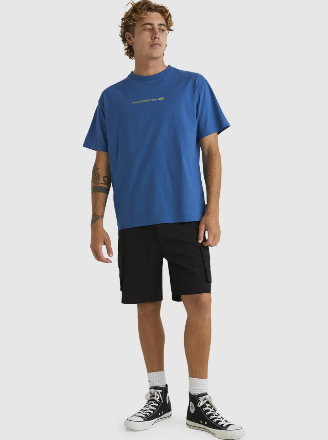 Mens Quiksilver Tees|New Instinct Short Sleeve Stn T-Shirt