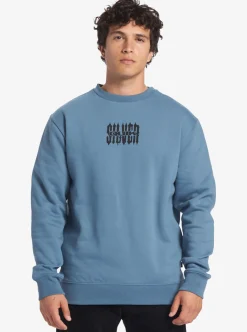 Mens Quiksilver Shirts & Polos|No Control Crew Fleece Crew Neck Sweatshirt