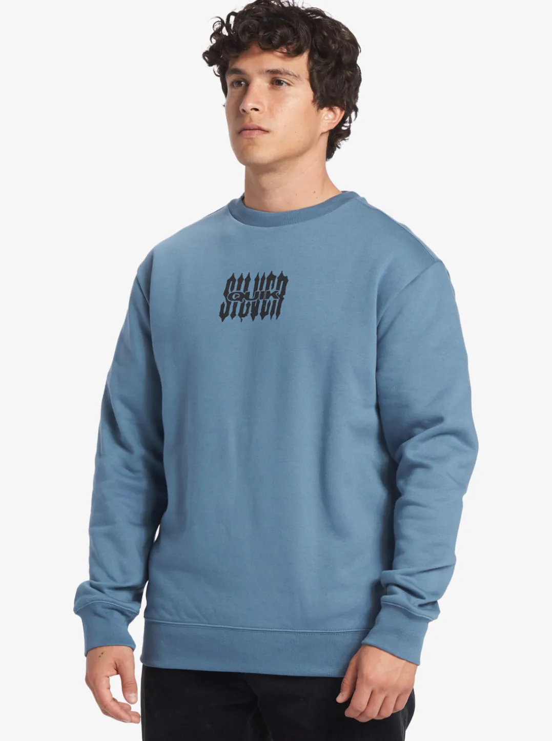 Mens Quiksilver Shirts & Polos|No Control Crew Fleece Crew Neck Sweatshirt