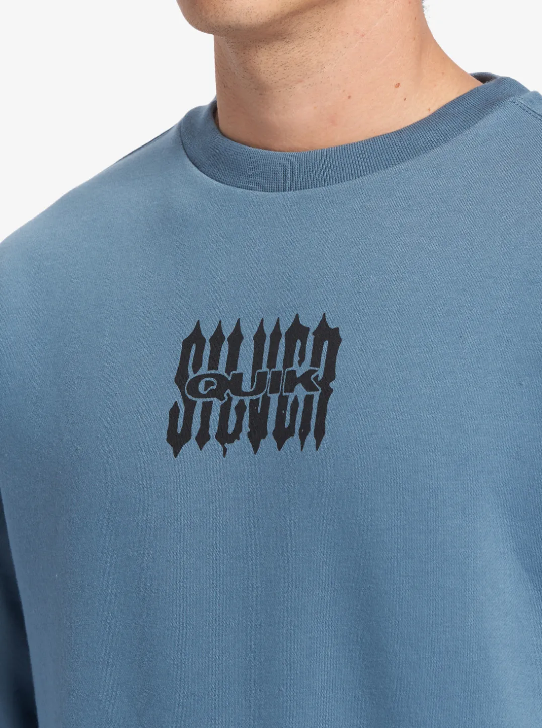 Mens Quiksilver Shirts & Polos|No Control Crew Fleece Crew Neck Sweatshirt