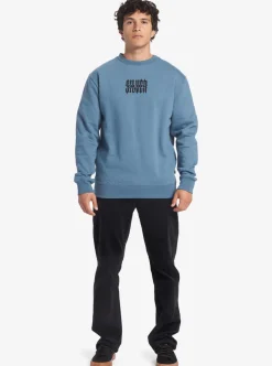 Mens Quiksilver Shirts & Polos|No Control Crew Fleece Crew Neck Sweatshirt