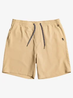 Mens Quiksilver Boardshorts|Ocean Elastic Waist 18" Amphibian Shorts