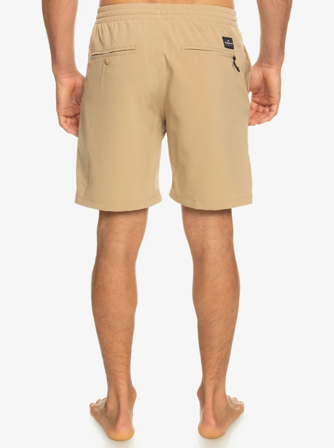 Mens Quiksilver Boardshorts|Ocean Elastic Waist 18" Amphibian Shorts
