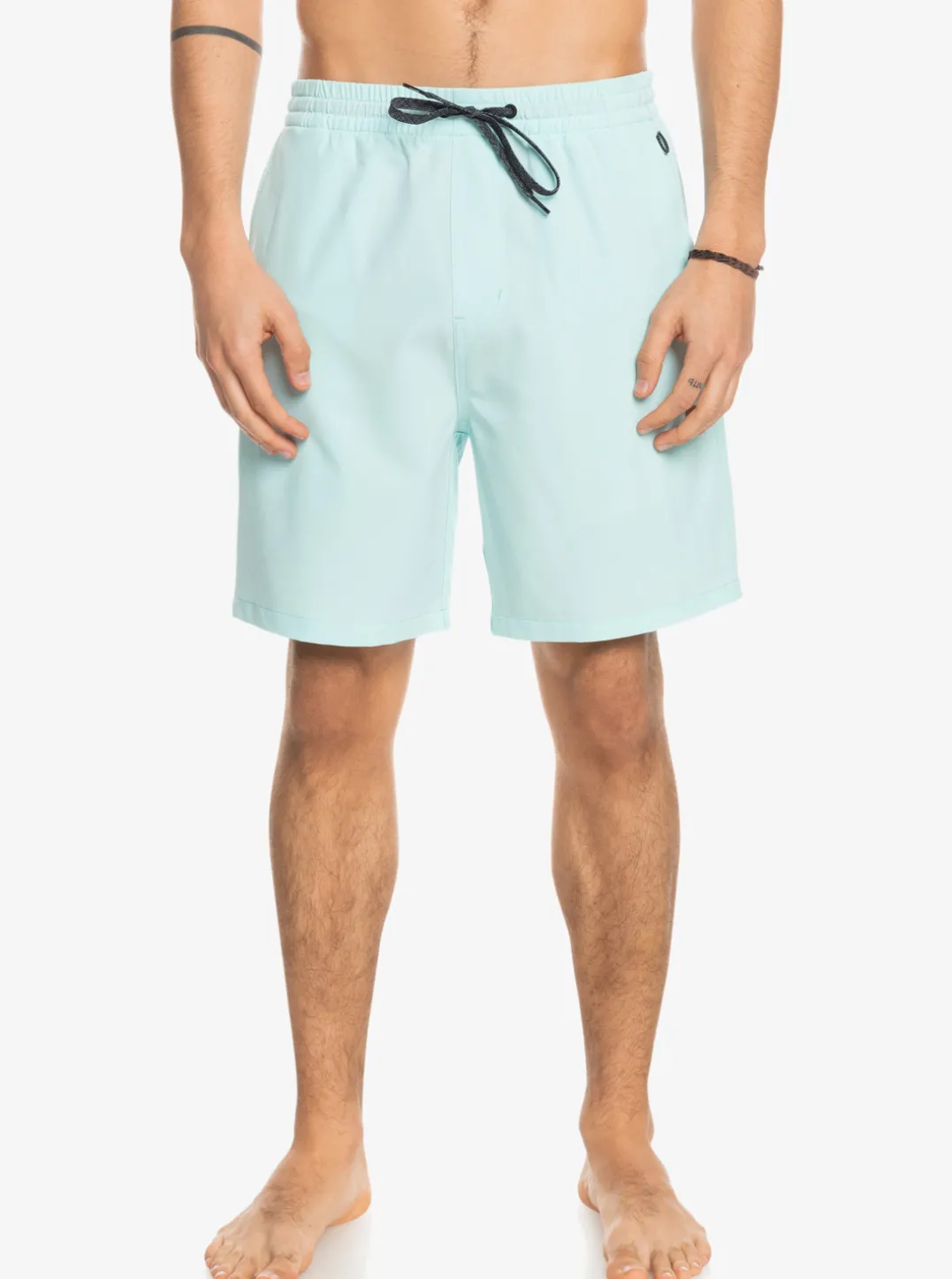 Mens Quiksilver Boardshorts|Ocean Elastic Waist 18" Amphibian Shorts
