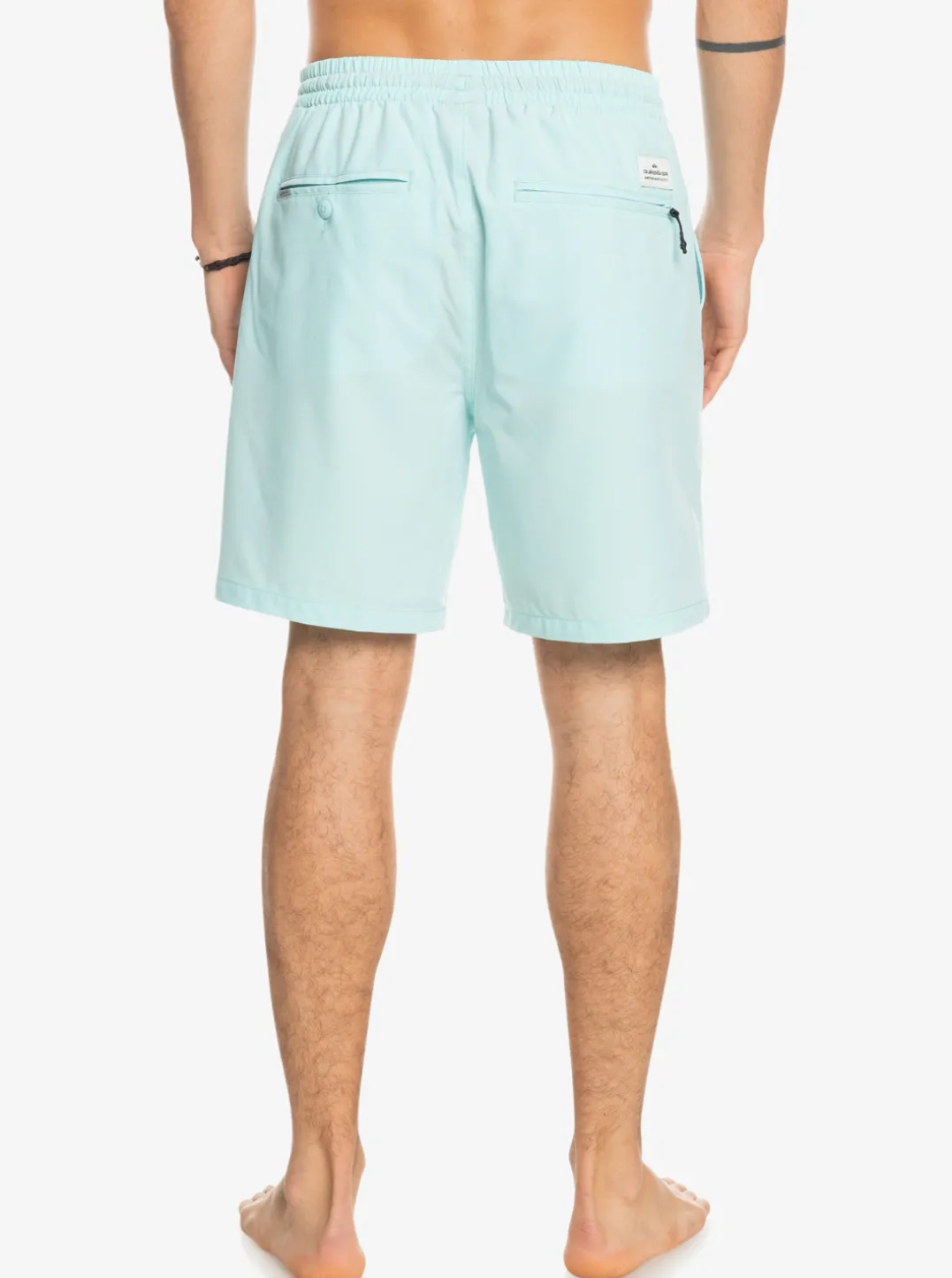 Mens Quiksilver Boardshorts|Ocean Elastic Waist 18" Amphibian Shorts