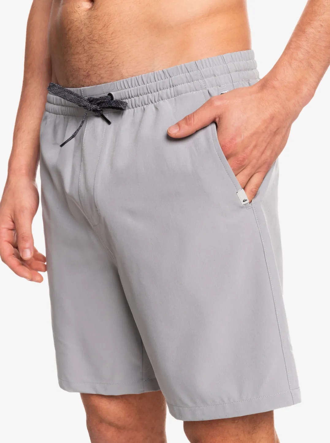 Mens Quiksilver Boardshorts|Ocean Elastic Waist 18" Amphibian Shorts