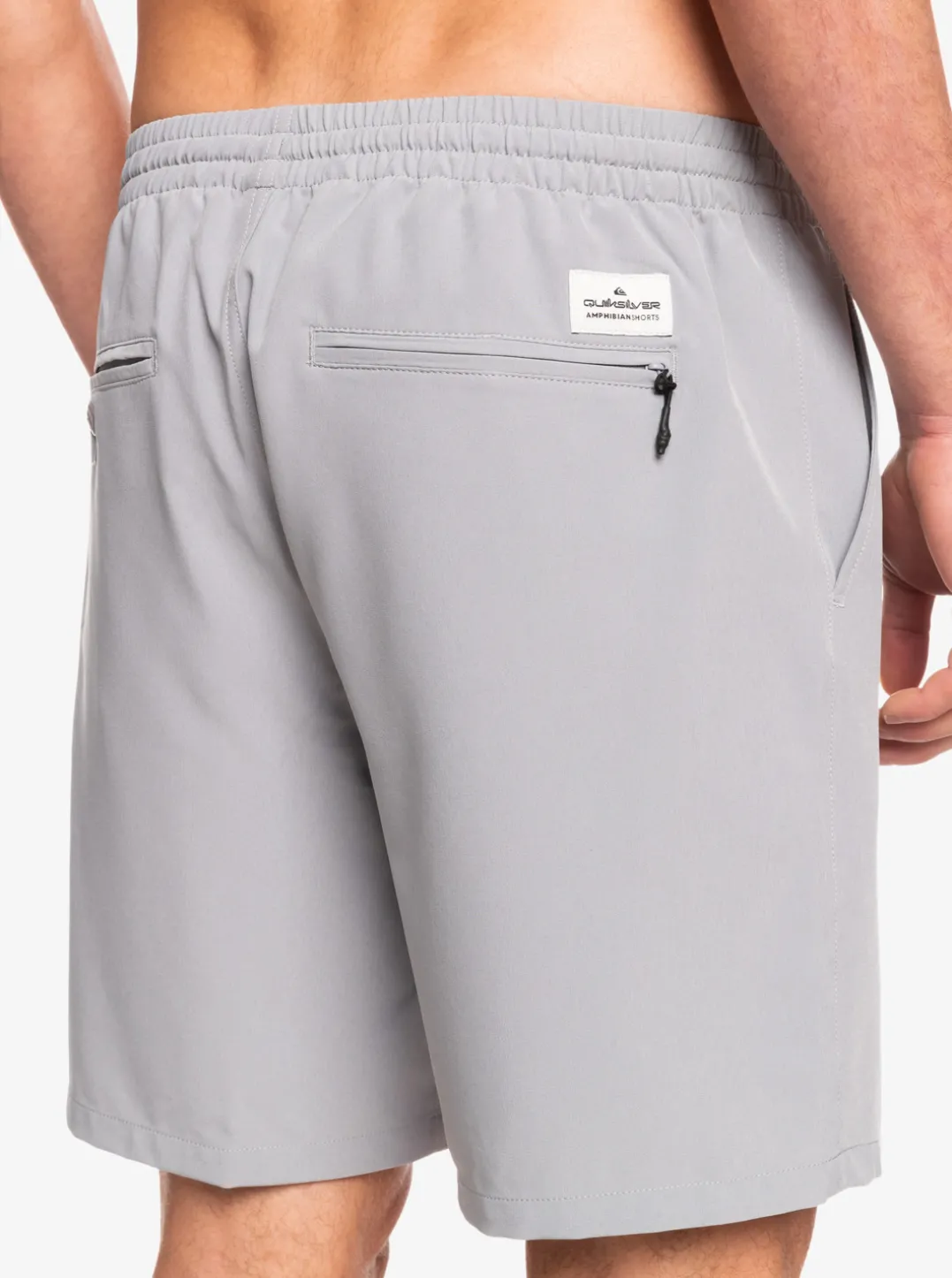 Mens Quiksilver Boardshorts|Ocean Elastic Waist 18" Amphibian Shorts