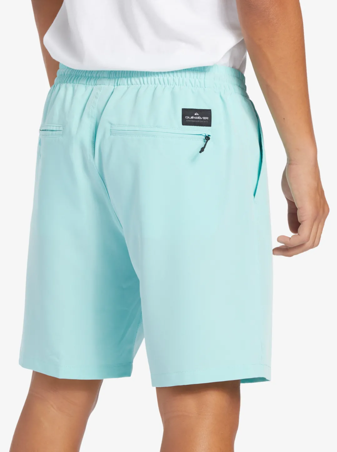 Mens Quiksilver Boardshorts|Ocean Elastic Waist 18" Amphibian Shorts