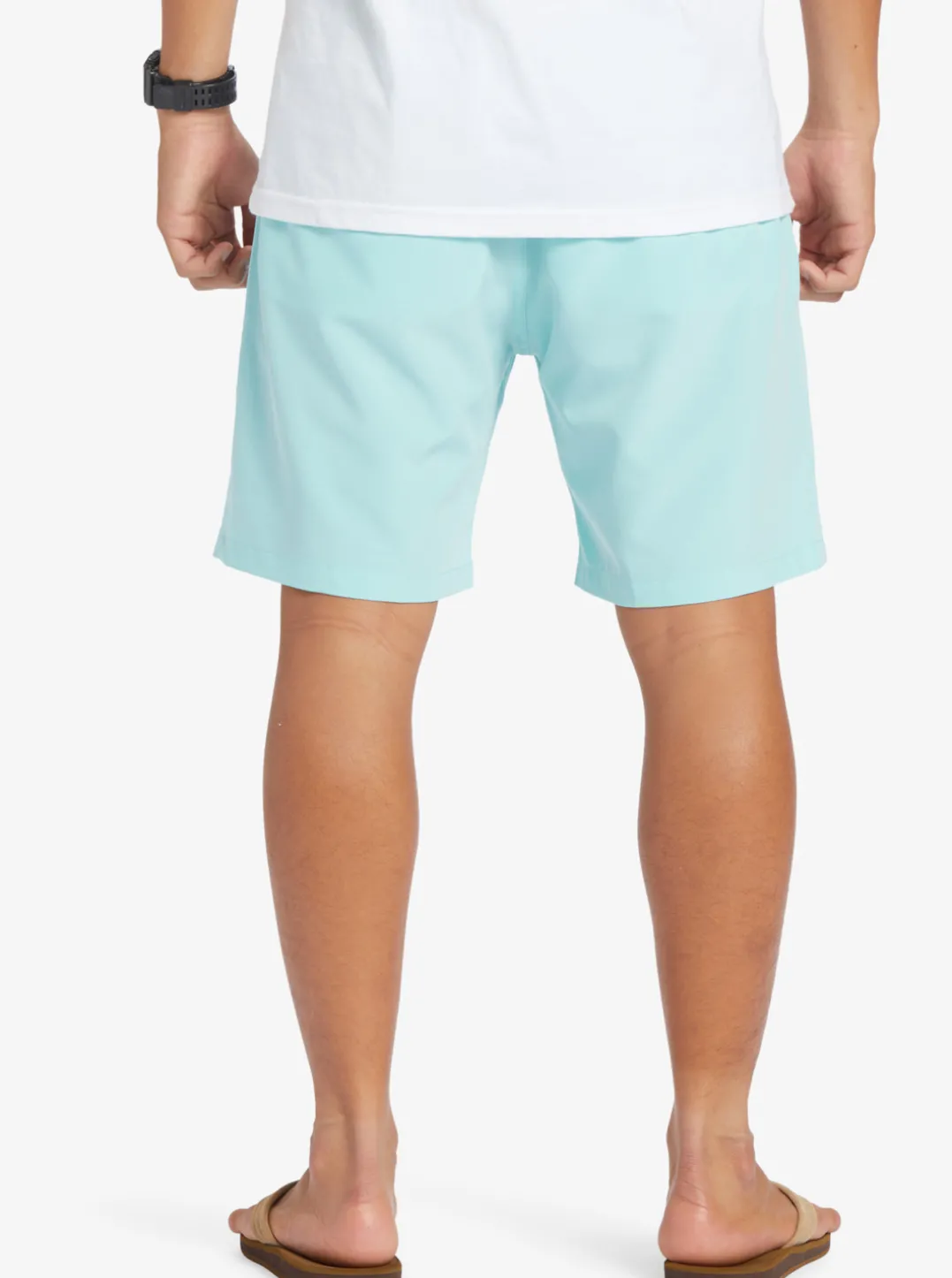 Mens Quiksilver Boardshorts|Ocean Elastic Waist 18" Amphibian Shorts