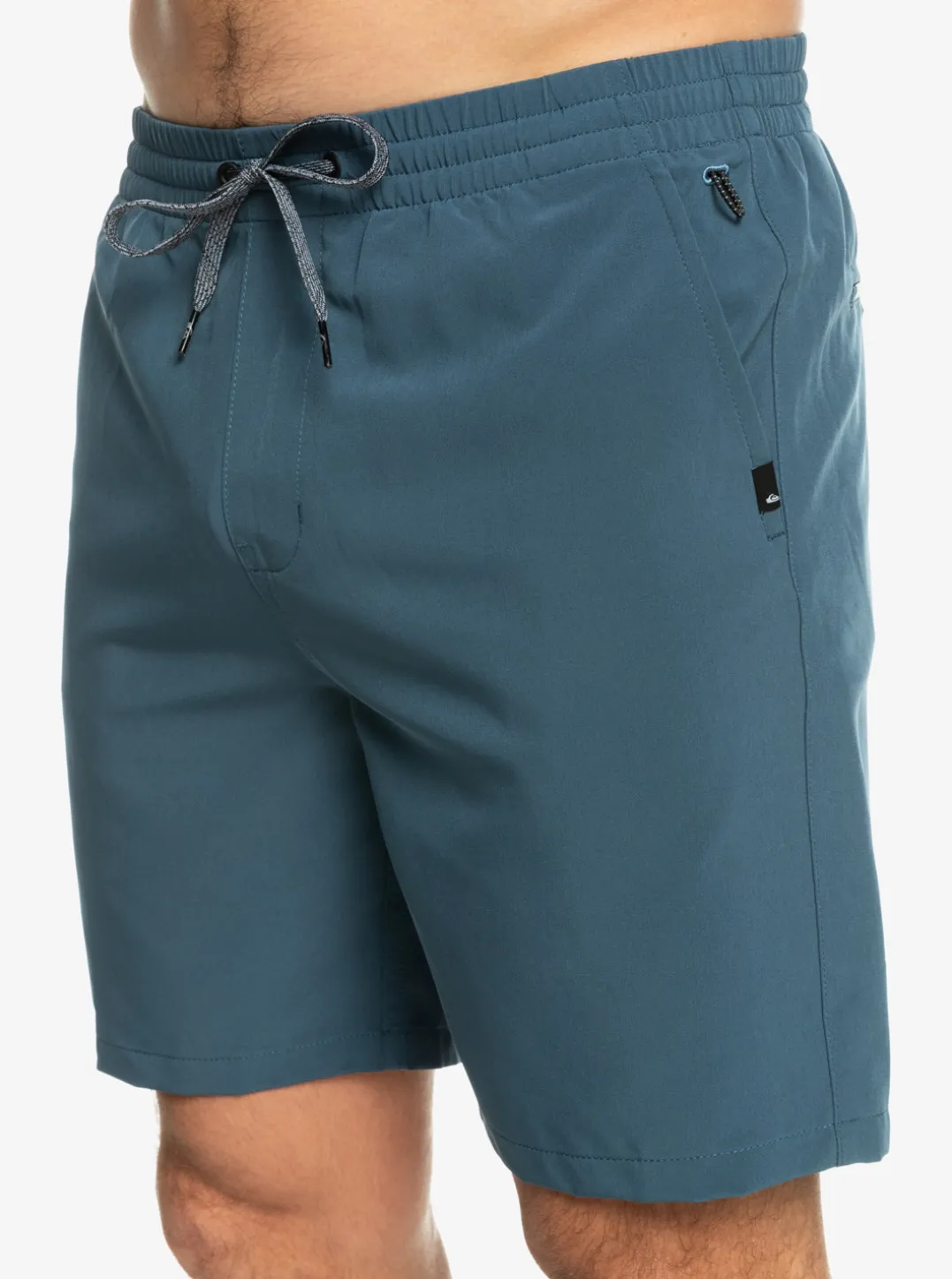 Mens Quiksilver Boardshorts|Ocean Elastic Waist 18" Amphibian Shorts