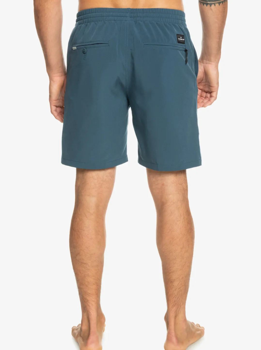 Mens Quiksilver Boardshorts|Ocean Elastic Waist 18" Amphibian Shorts