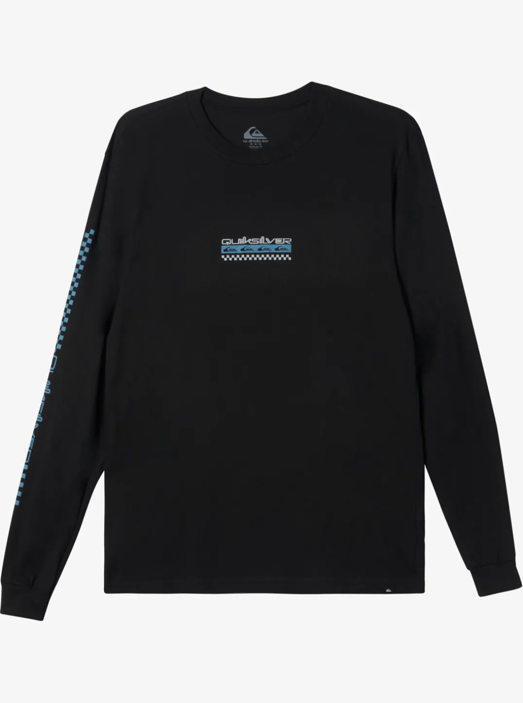 Mens Quiksilver Tees|Omni Check Turn Long Sleeve T-Shirt
