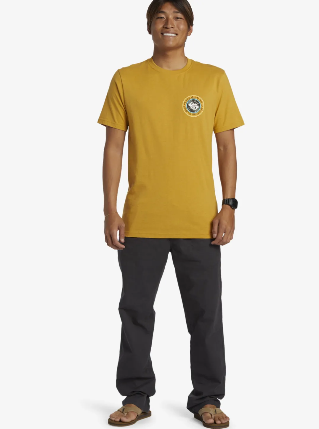 Mens Quiksilver Tees|Omni Circle T-Shirt