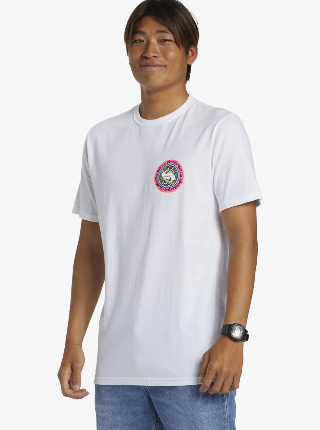 Mens Quiksilver Tees|Omni Circle T-Shirt