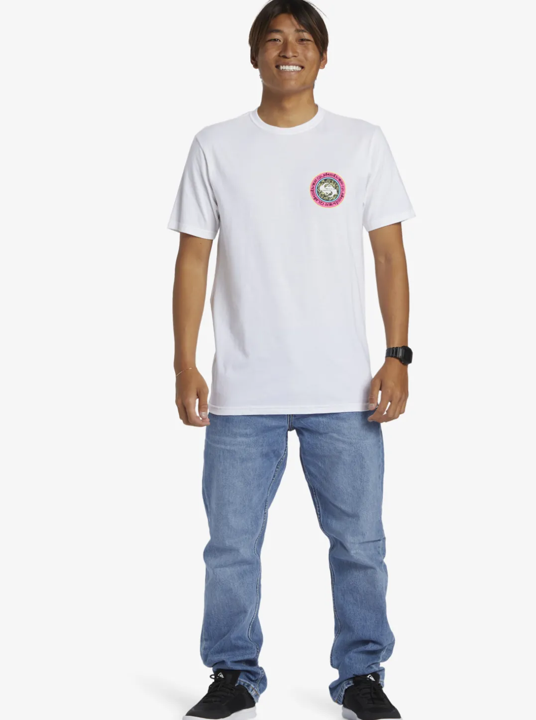 Mens Quiksilver Tees|Omni Circle T-Shirt