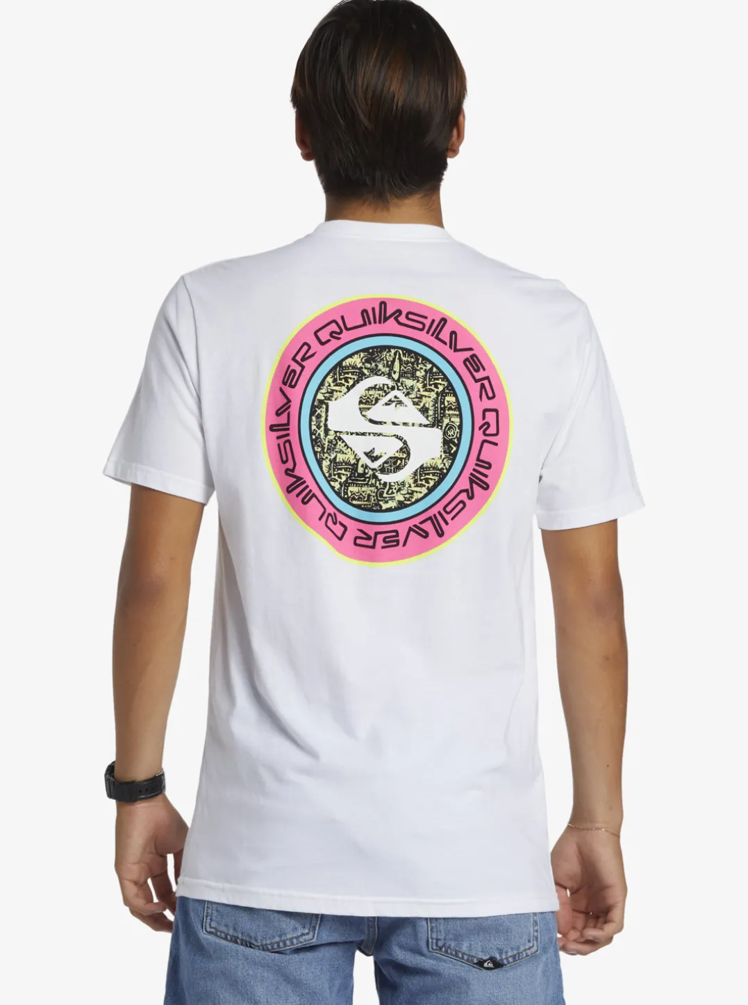 Mens Quiksilver Tees|Omni Circle T-Shirt