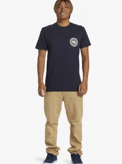 Mens Quiksilver Tees|Omni Circle T-Shirt