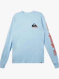 Mens Quiksilver Tees|Omni Logo Long Sleeve T-Shirt