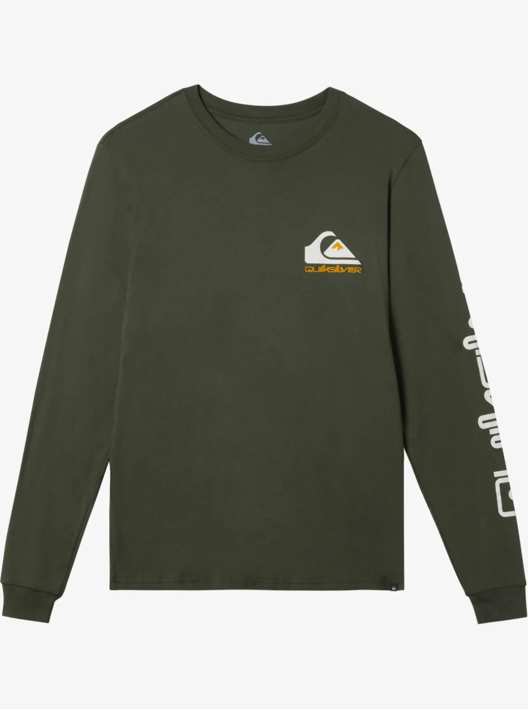 Mens Quiksilver Tees|Omni Logo Long Sleeve T-Shirt