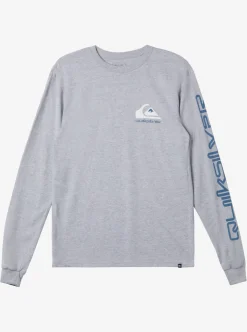 Mens Quiksilver Tees|Omni Logo Long Sleeve T-Shirt