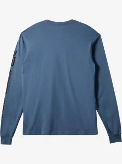 Mens Quiksilver Tees|Omni Logo Long Sleeve T-Shirt