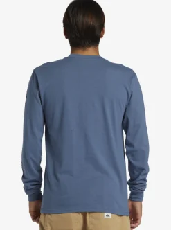 Mens Quiksilver Tees|Omni Logo Long Sleeve T-Shirt
