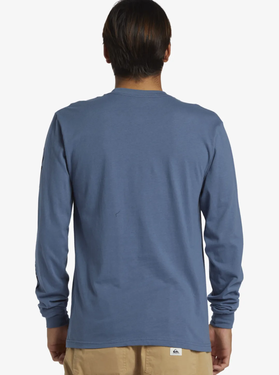 Mens Quiksilver Tees|Omni Logo Long Sleeve T-Shirt