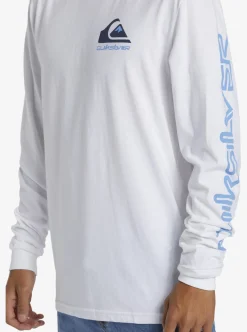 Mens Quiksilver Tees|Omni Logo Long Sleeve T-Shirt