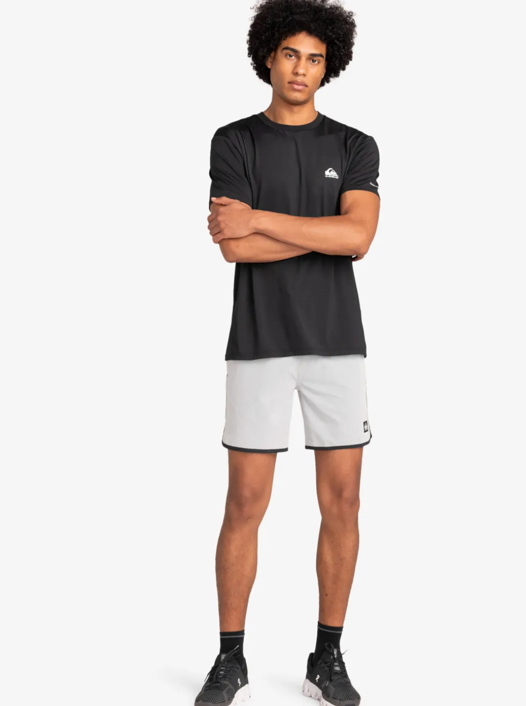 Mens Quiksilver Boardshorts|Omni Scallop 17" Amphibian Boardshorts