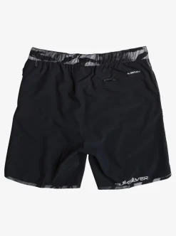 Mens Quiksilver Boardshorts|Omni Scallop 17" Amphibian Boardshorts
