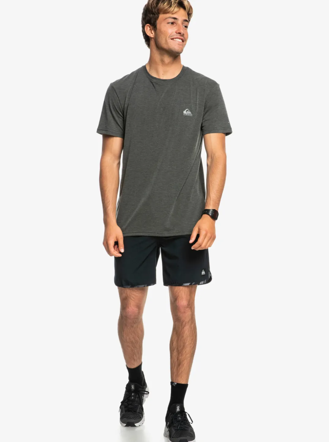 Mens Quiksilver Boardshorts|Omni Scallop 17" Amphibian Boardshorts