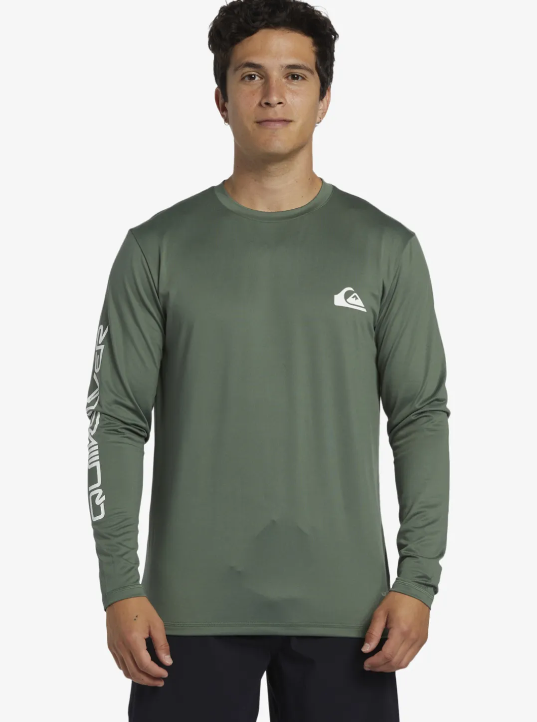 Mens Quiksilver Rashguards|Omni Session Long Sleeve Upf 50 Surf T-Shirt