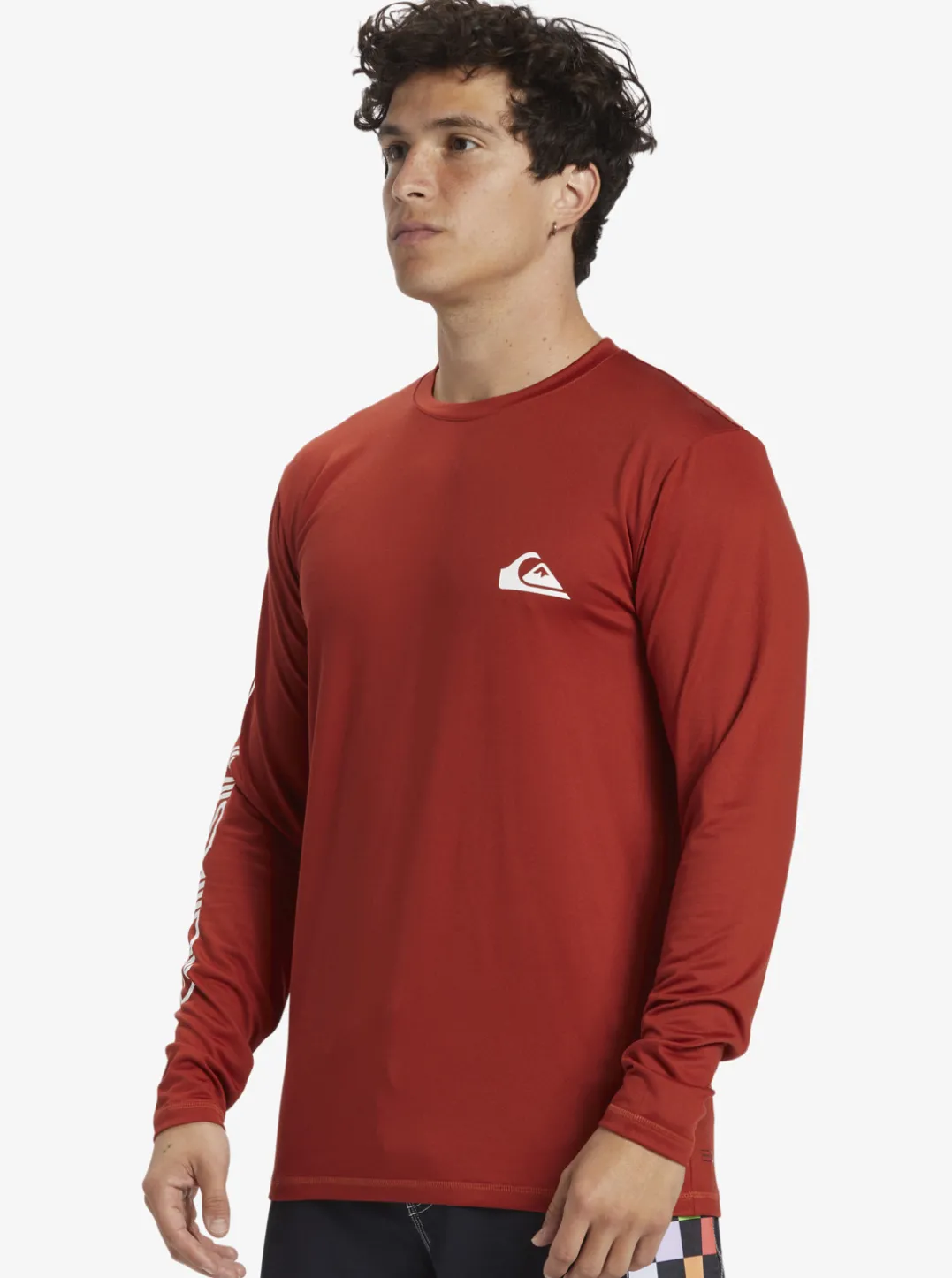 Mens Quiksilver Rashguards|Omni Session Long Sleeve Upf 50 Surf T-Shirt