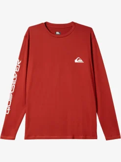 Mens Quiksilver Rashguards|Omni Session Long Sleeve Upf 50 Surf T-Shirt