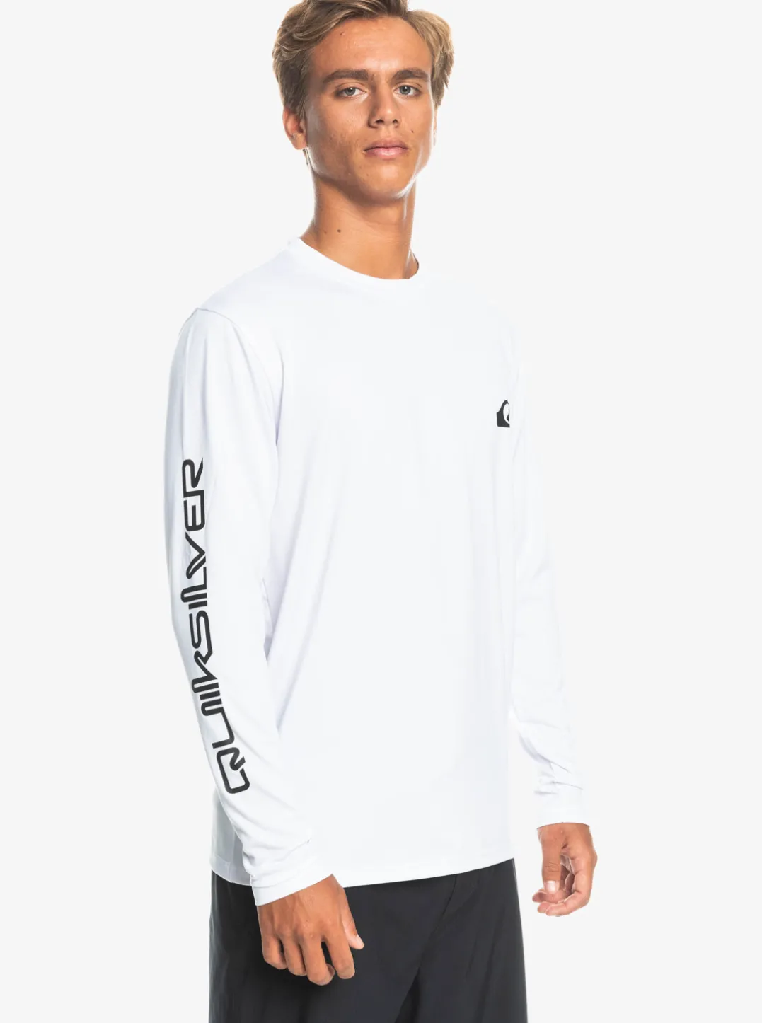 Mens Quiksilver Rashguards|Omni Session Long Sleeve Upf 50 Surf T-Shirt
