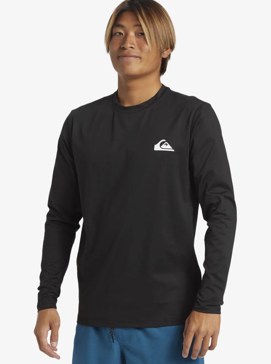 Mens Quiksilver Rashguards|Omni Session Long Sleeve Upf 50 Surf T-Shirt