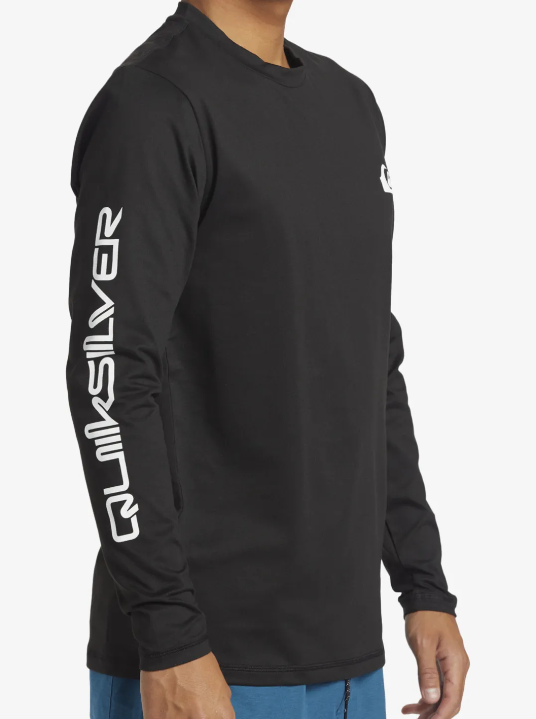 Mens Quiksilver Rashguards|Omni Session Long Sleeve Upf 50 Surf T-Shirt