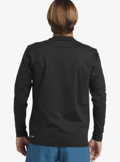 Mens Quiksilver Rashguards|Omni Session Long Sleeve Upf 50 Surf T-Shirt