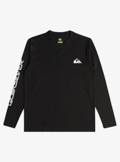 Mens Quiksilver Rashguards|Omni Session Long Sleeve Upf 50 Surf T-Shirt