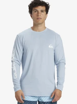 Mens Quiksilver Rashguards|Omni Session Long Sleeve Upf 50 Surf T-Shirt