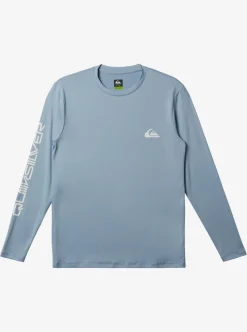 Mens Quiksilver Rashguards|Omni Session Long Sleeve Upf 50 Surf T-Shirt