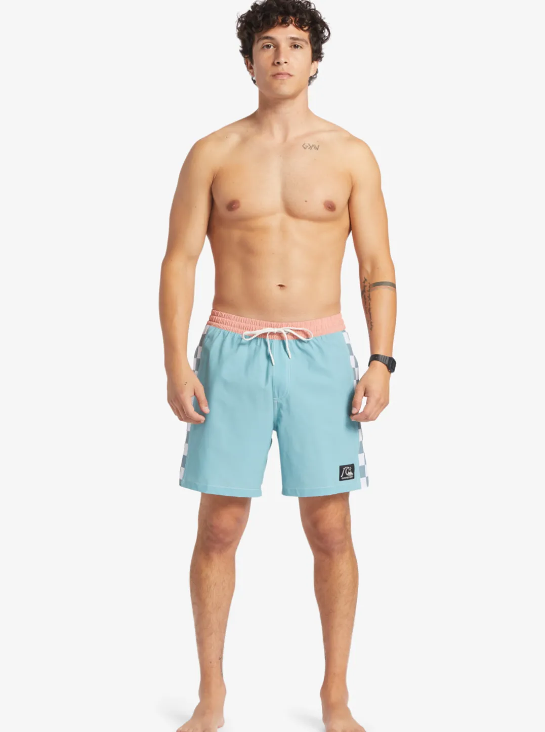 Mens Quiksilver Elastic Waist|Original Arch 17" Volleys