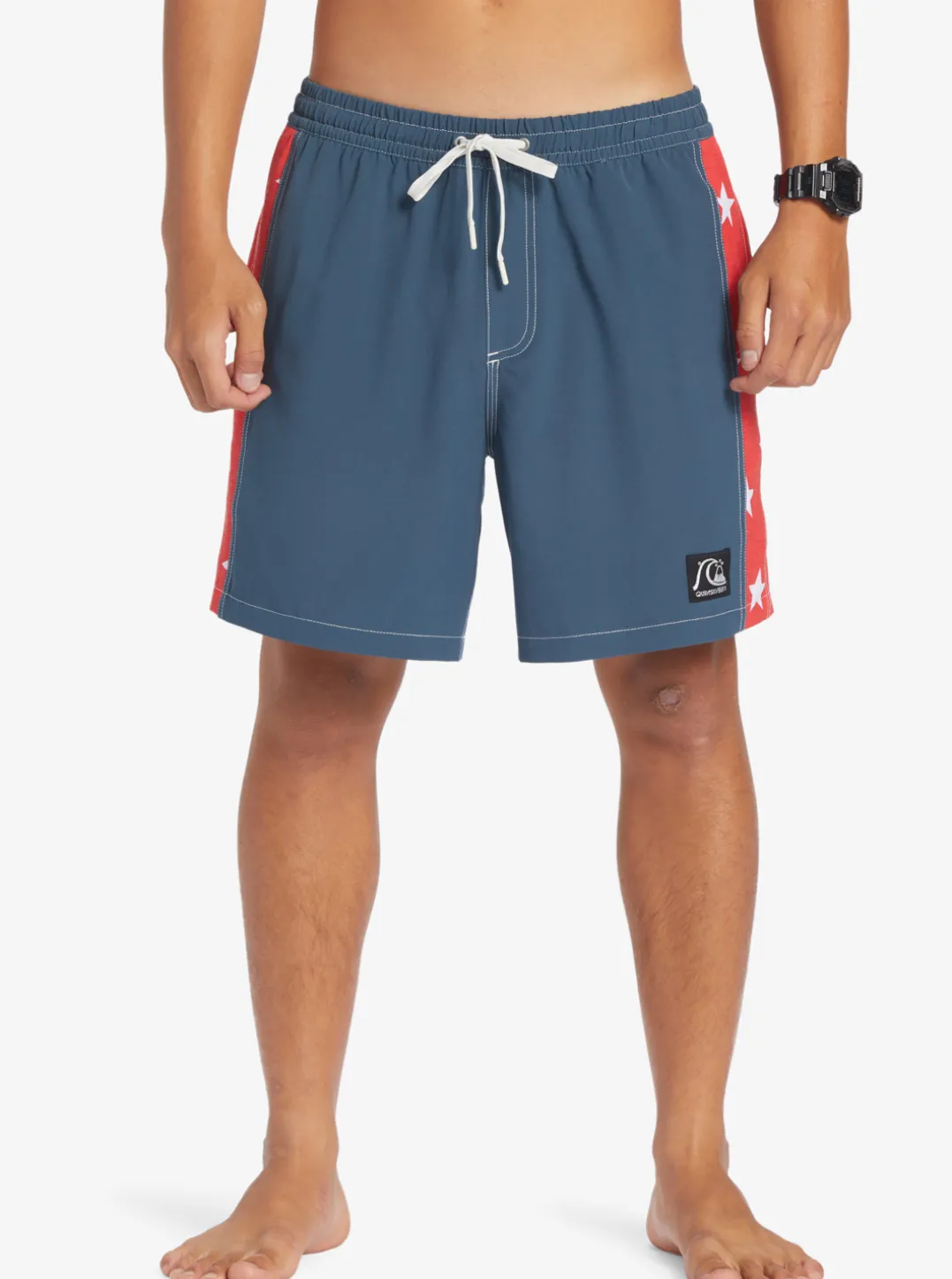 Mens Quiksilver Elastic Waist|Original Arch 17" Volleys