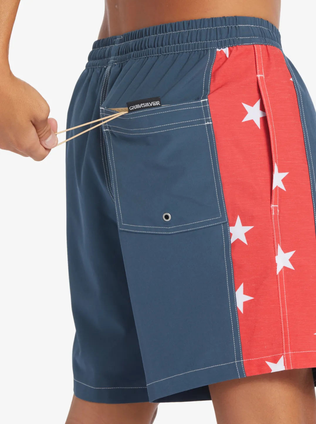 Mens Quiksilver Elastic Waist|Original Arch 17" Volleys