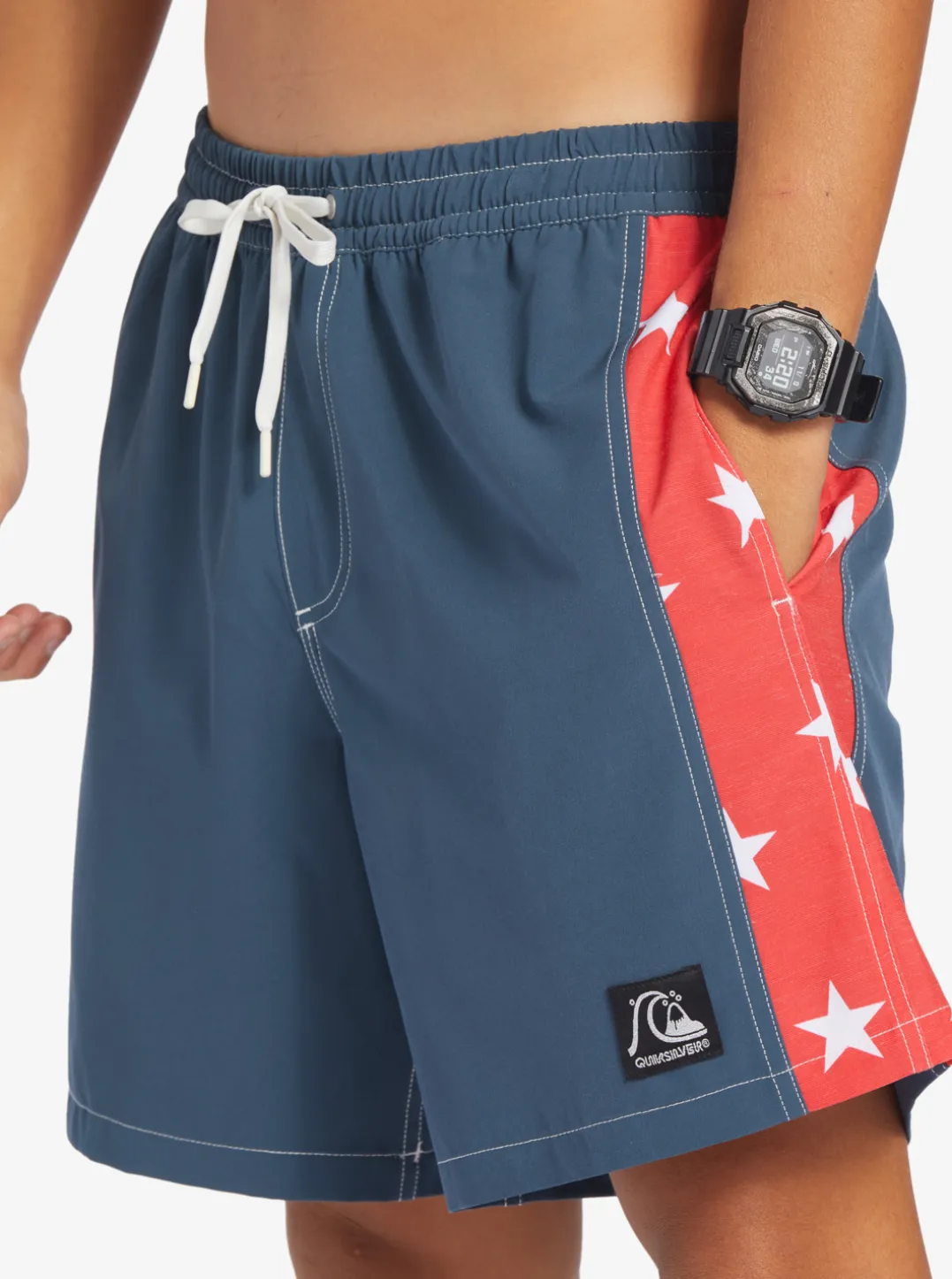 Mens Quiksilver Elastic Waist|Original Arch 17" Volleys