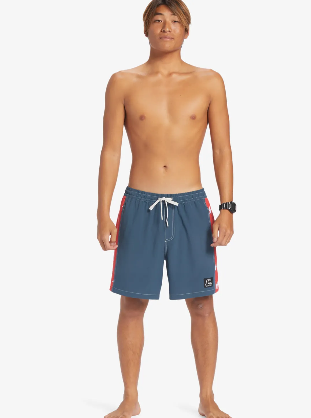 Mens Quiksilver Elastic Waist|Original Arch 17" Volleys