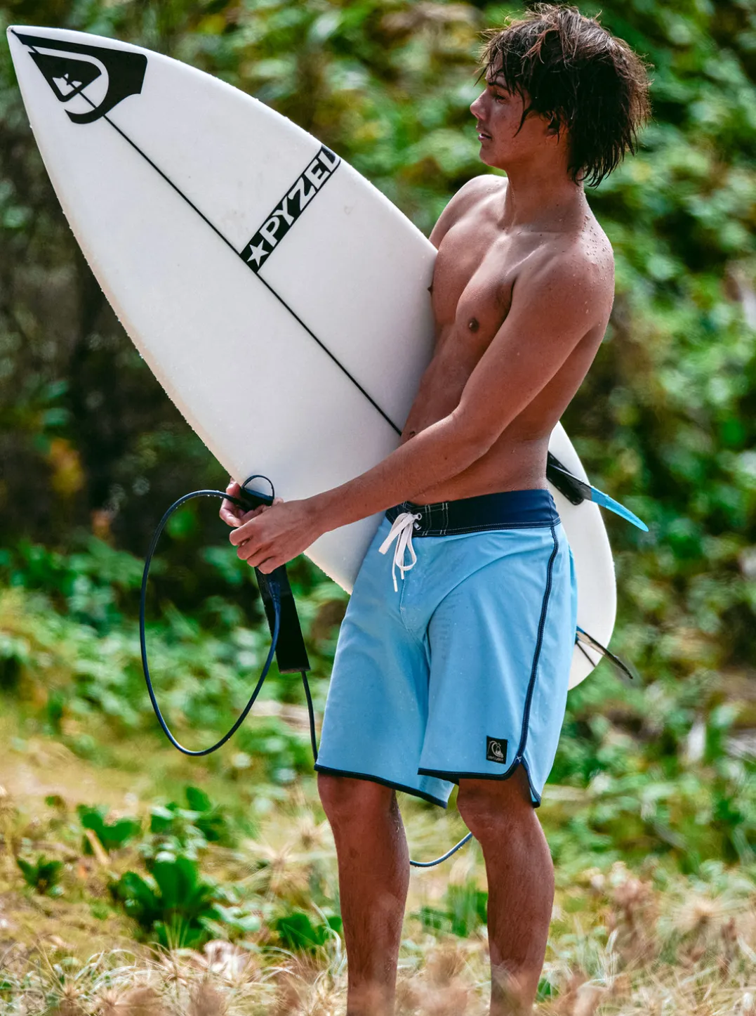 Mens Quiksilver Boardshorts|Original Scallop 18" Boardshorts