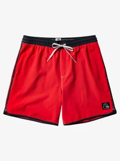Mens Quiksilver Elastic Waist|Original Scallop 17" Volleys
