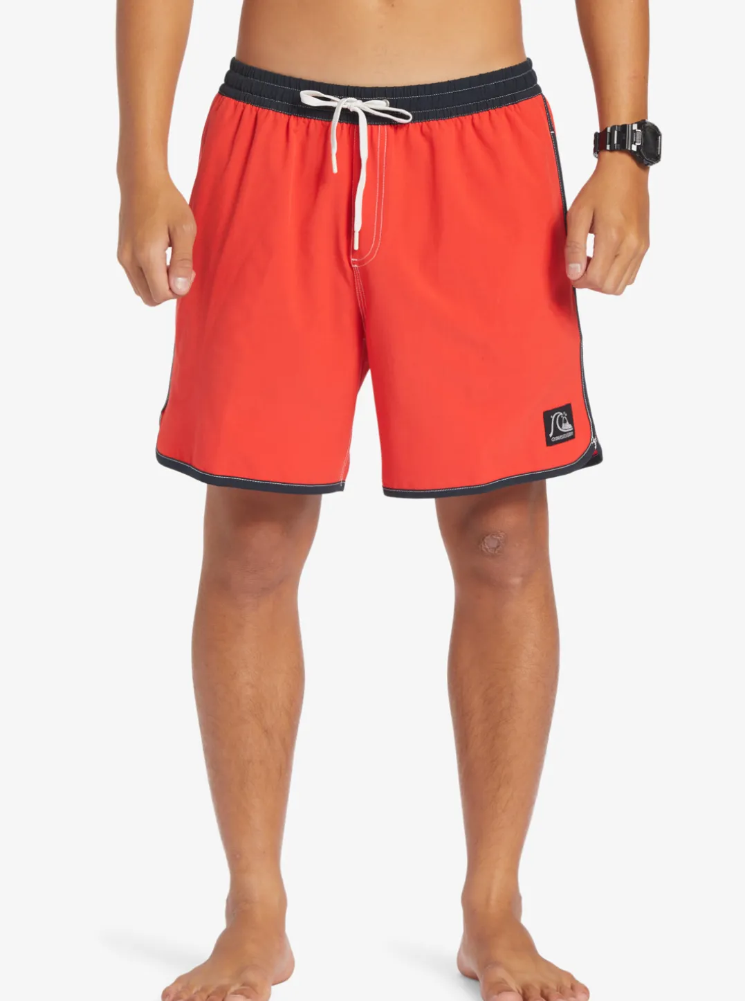 Mens Quiksilver Elastic Waist|Original Scallop 17" Volleys