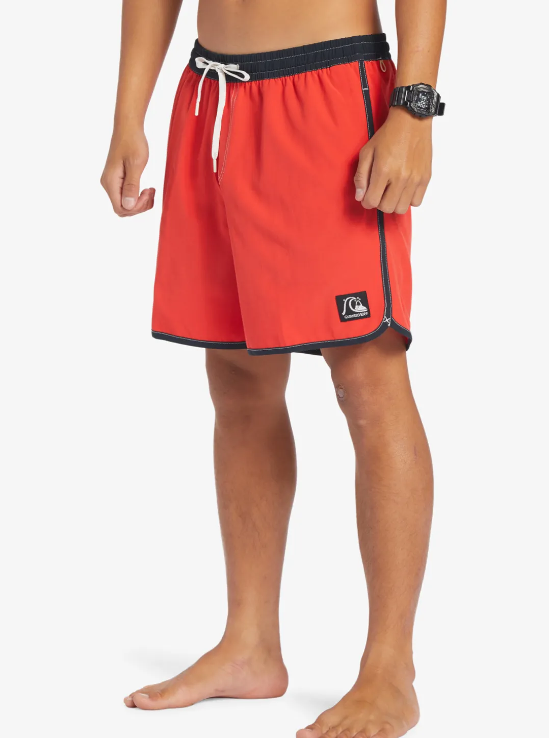 Mens Quiksilver Elastic Waist|Original Scallop 17" Volleys